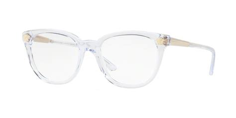 versace clear prescription clear glasses|Versace clear glasses men's.